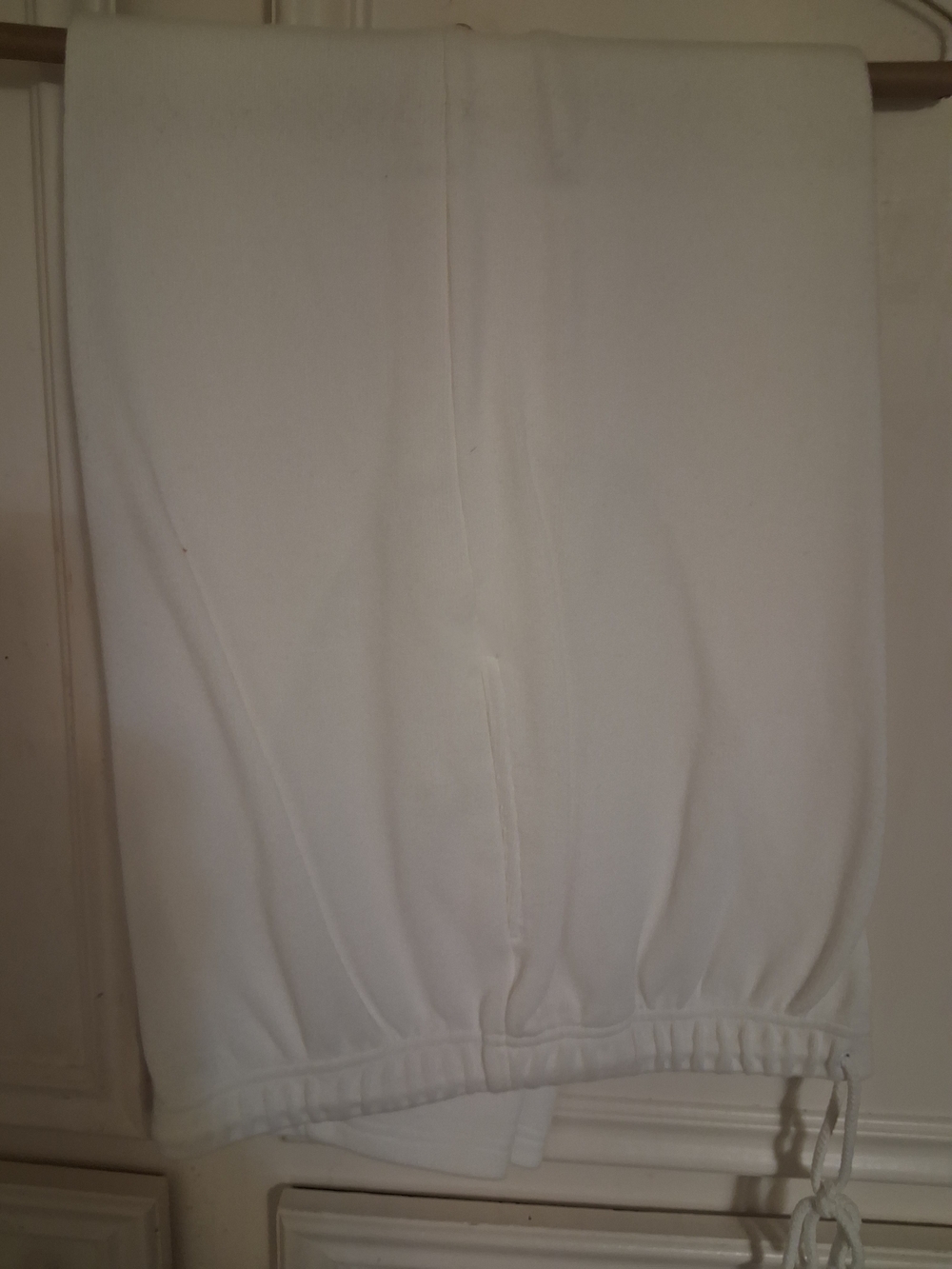 Size 14 Womans White Drawstring Sweatpants